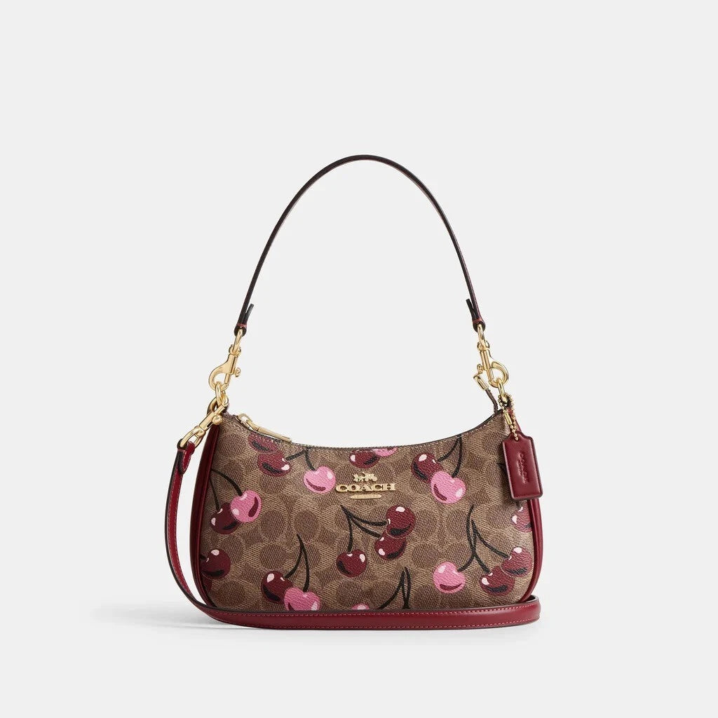 NWT Coach Teri Shoulder Bag In Signature Canvas