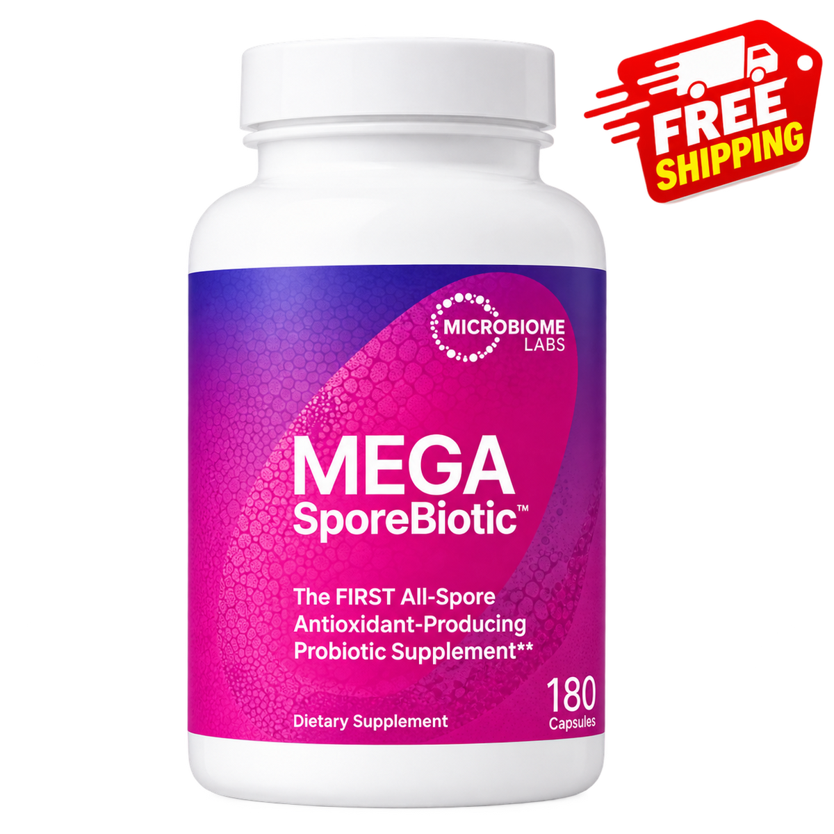 Mega Sporebiotic 180 Capsules
