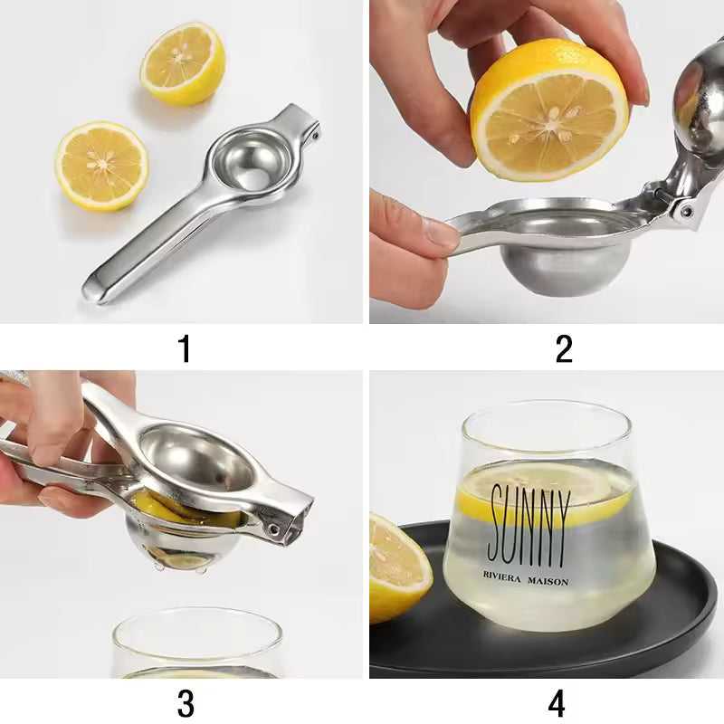 Lemon Squeezer Stainless Steel Manual Juicer Processor