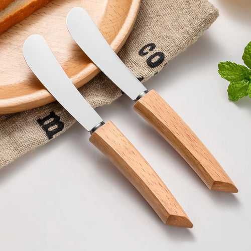 1/2pcs Stainless Steel Butter Knife Western Cutlery Bread Jam Knife