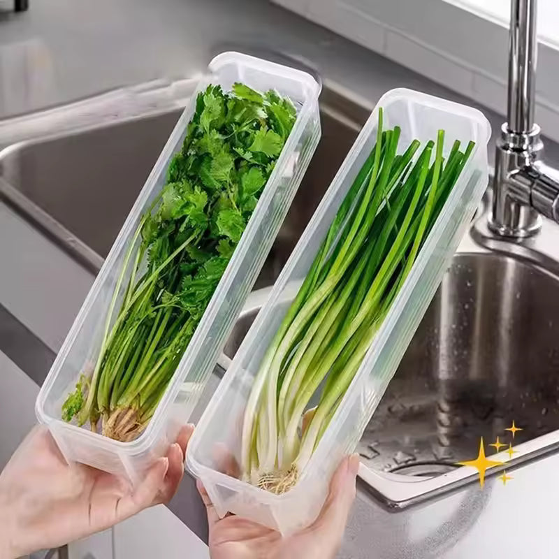With Lids For Cereal Pasta Vegetables For Kitchen Pantry Organizer Long