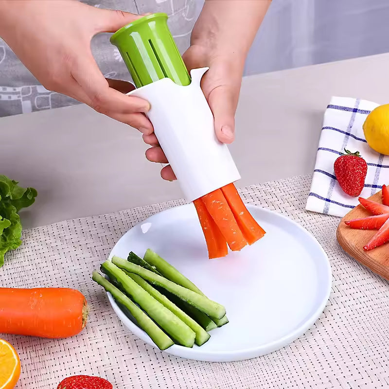 Kitchen Gadget Cucumber Strip Cutter Stainless Steel