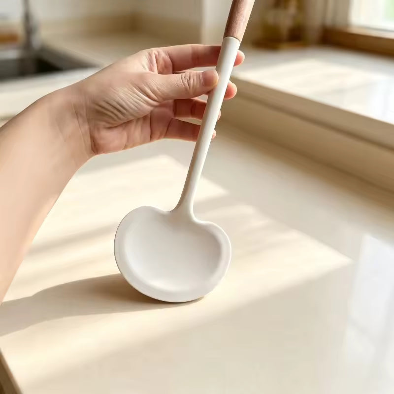 Japanese Silicone Spatula Mushroom Shape Non Stick Pan Special