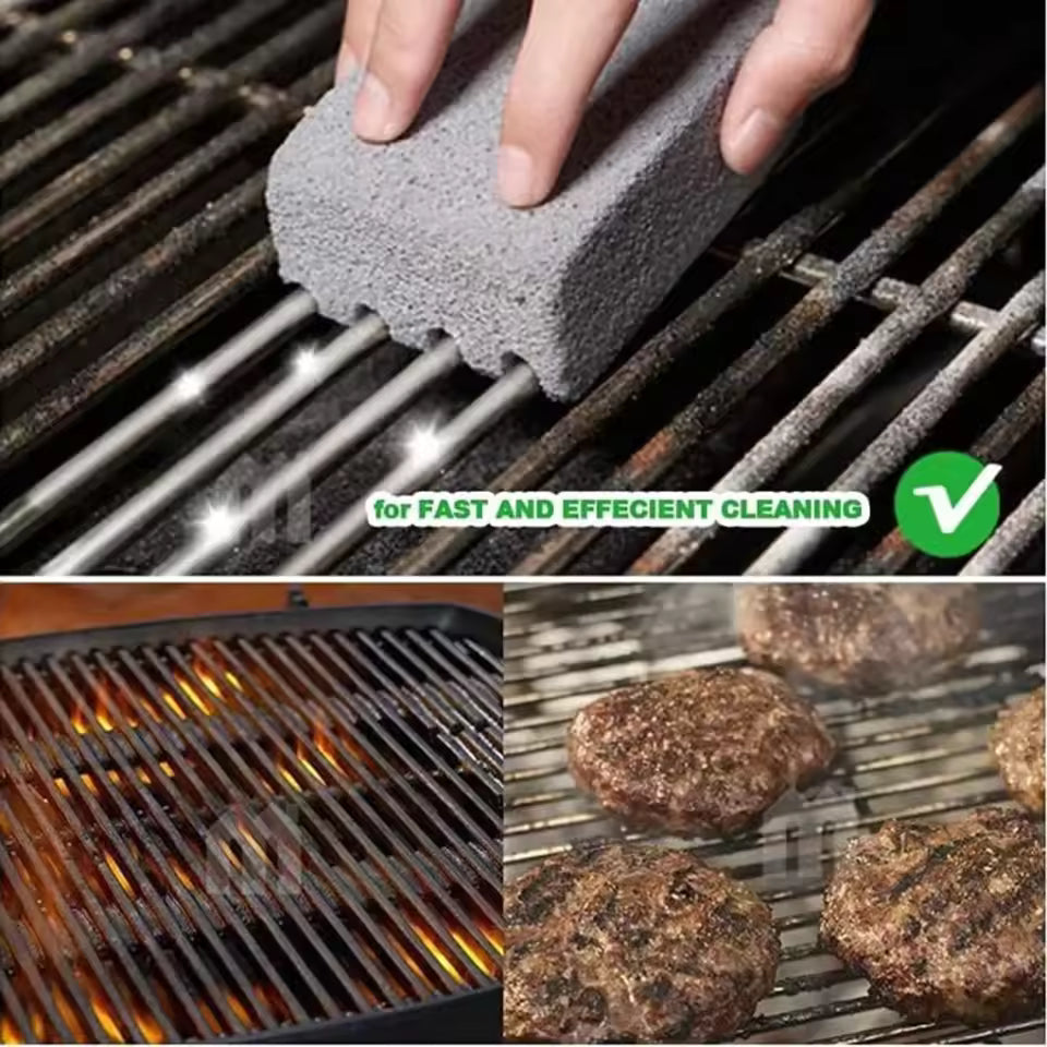 1pc-BBQ Grill Brick Block Handheld BBQ Cleaning Stone Barbecue