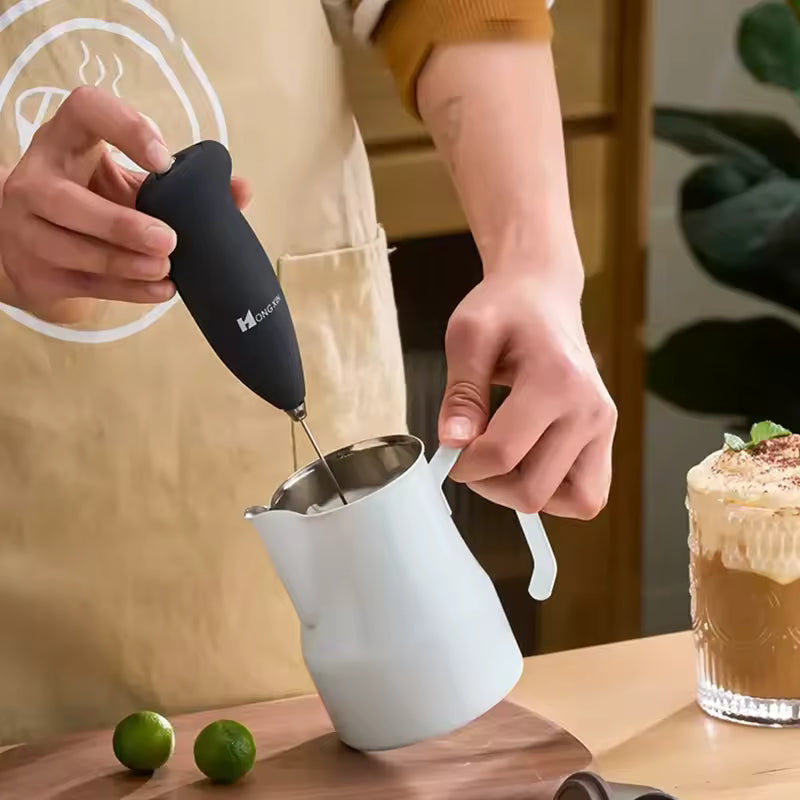Mini Electric Milk Foamer Blender Wireless Coffee Whisk Mixer