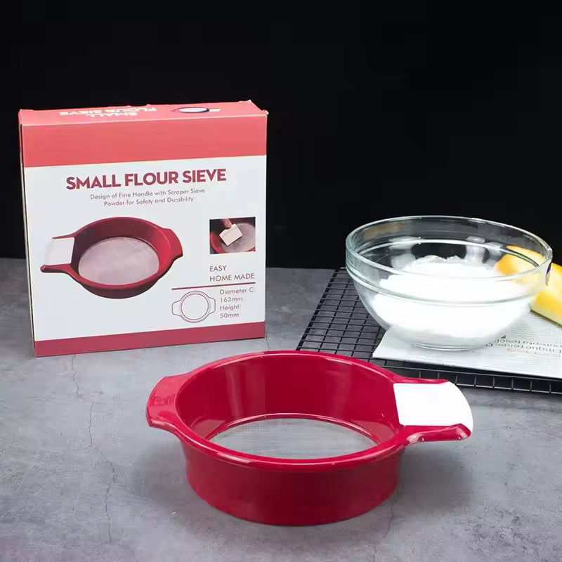 Flour Filter Sieve 60 Mesh Ultra-Fine Baking Tools Hand-Held Stainless