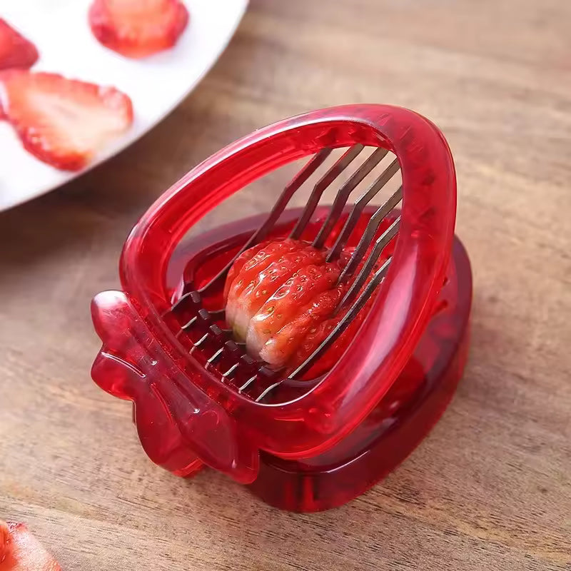 Strawberry Slicer Cutter Strawberry Corer Strawberry Huller Fruit