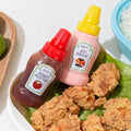 4pcs/set 25ML Mini Tomato Ketchup Bottle Honey Mustard Portable Small