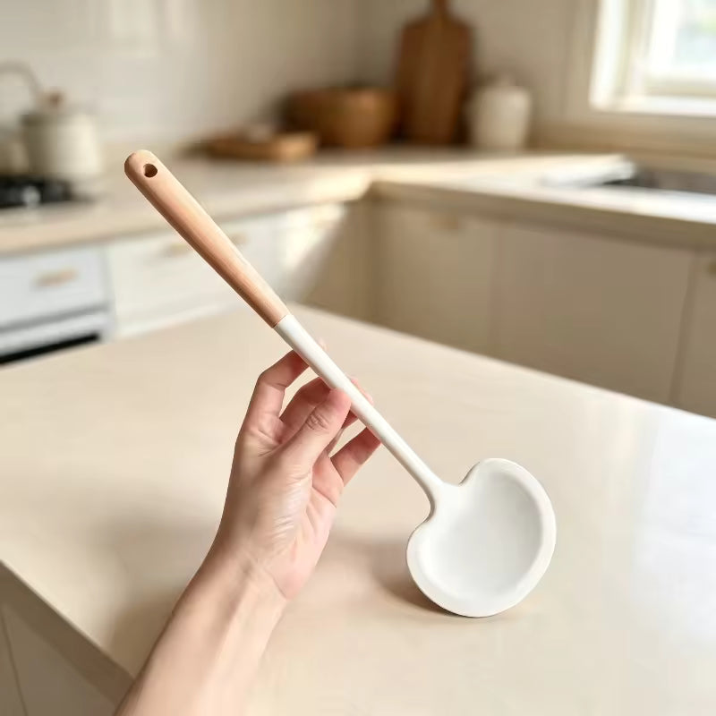 Japanese Silicone Spatula Mushroom Shape Non Stick Pan Special