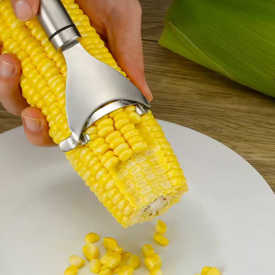 Corn Peeler Stripper For Corn On The Cob Remover Tool,Stainless Steel