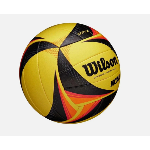 Wilson AVP OPTX Official Beach Volleyball Tour Match Game Ball - Black/Yellow