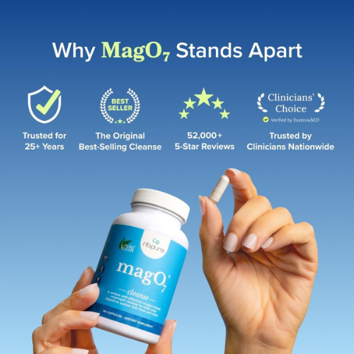 nbpure MagO7 - Natural Colon Cleanse & Detox 90 Cap