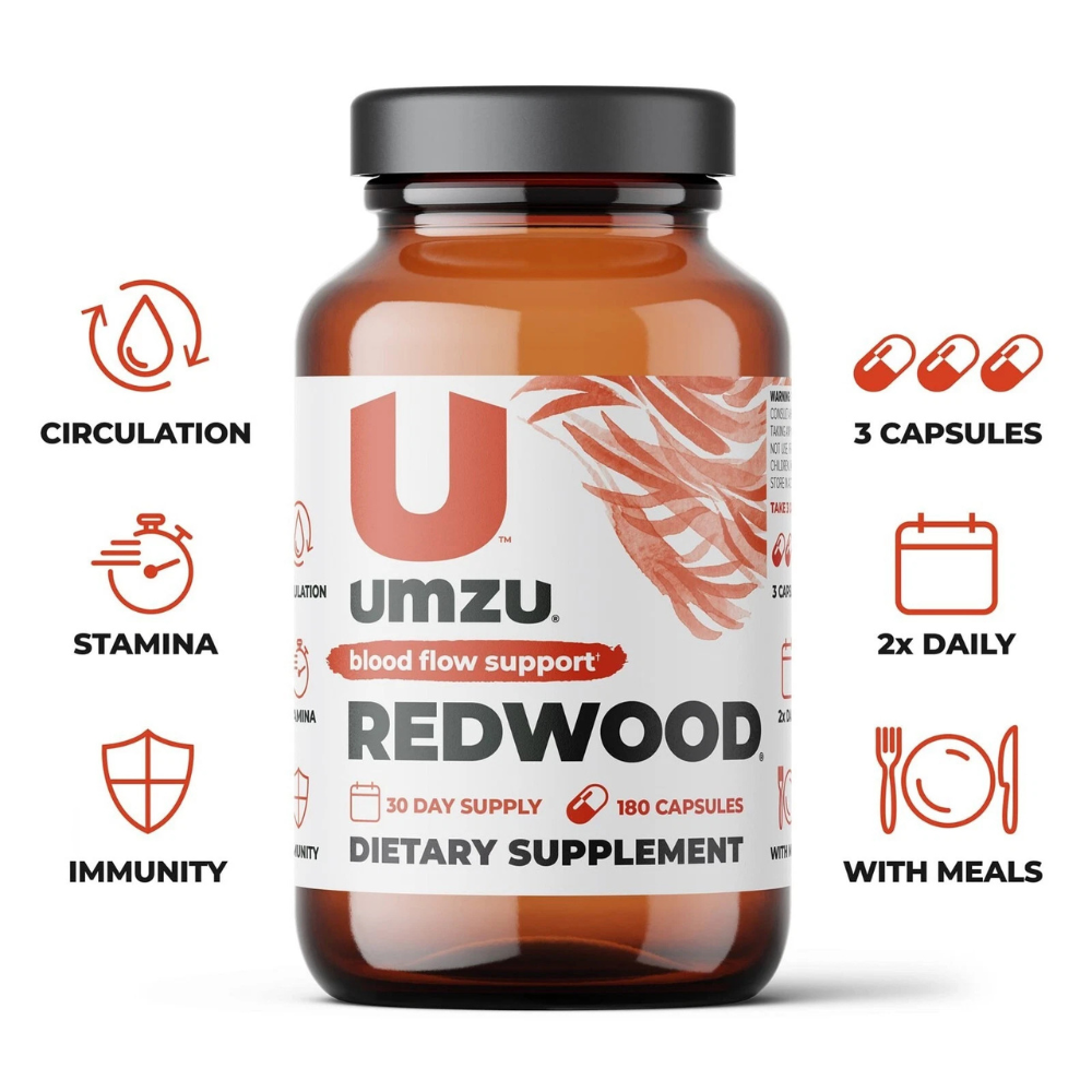 UMZU Redwood Max Boost Nitric Oxide & Stamina