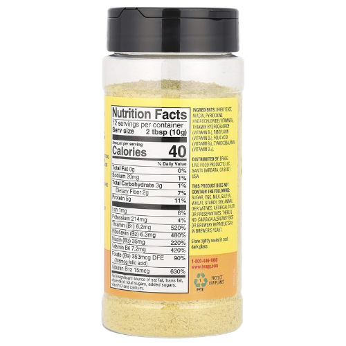 Bragg Premium Nutritional Yeast Seasoning 4.5 Ounce