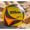 Wilson AVP OPTX Official Beach Volleyball Tour Match Game Ball - Black/Yellow