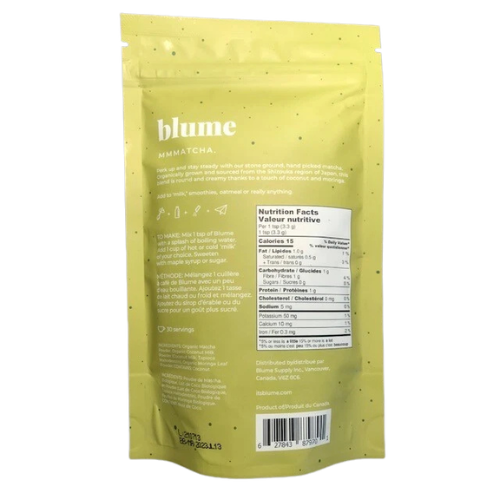 Blume Matcha Coconut Blend Vegan, 30 servings, 100 g