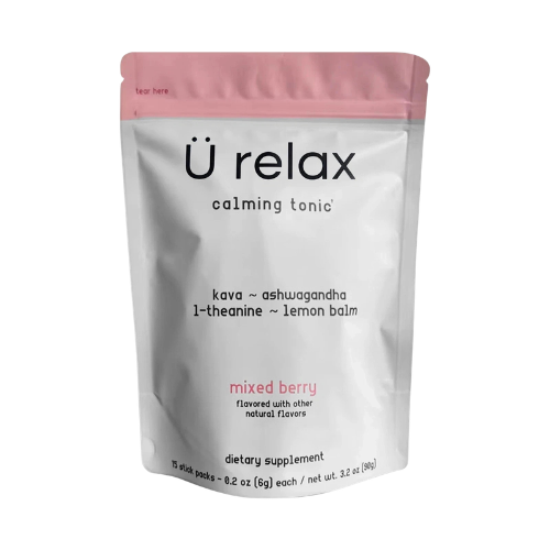 U Relax Calming Tonic  15 Packets MIXED BERRY Flavor