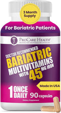 Post Bariatric Daily Multivitamin Capsules with 45mg Iron – 3 Month Supply (90 Capsules) | ProCare Health