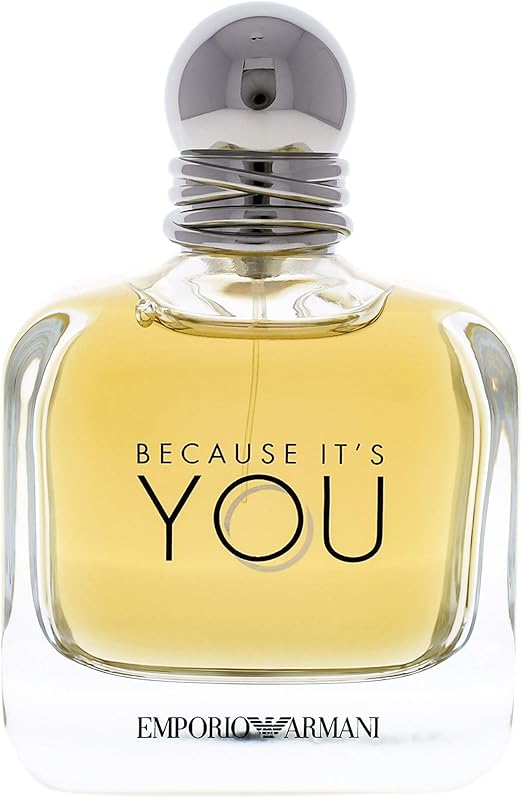 Women’s Fruity Floral Eau De Parfum – Raspberry, Rose & Vanilla Luxury Perfume 100ml | Because It’s You by Emporio Armani