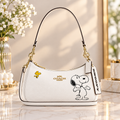 COACH x PEANUTS Teri Shoulder Bag Snoopy Chalk Multi CBJ76 Outlet Free shipping