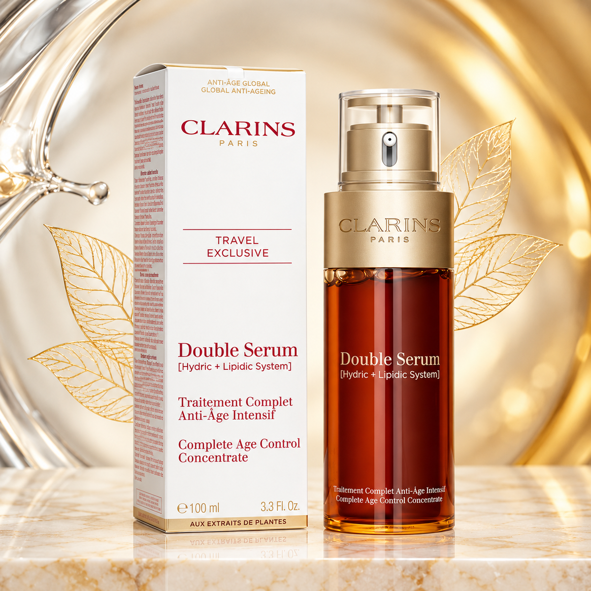 Clarins Double Serum Hydric + Lipidic System 100ml