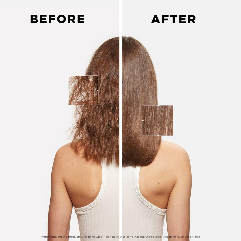 Kérastase Discipline Oléo-Relax Advanced Hair Oil – Anti-Frizz Hair Treatment with Coconut Oil | 3.4 fl oz