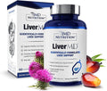 Milk Thistle & NAC Liver Support Capsules – Detox & Daily Wellness Formula (60 Count) | LiverMD by 1MD Nutrition