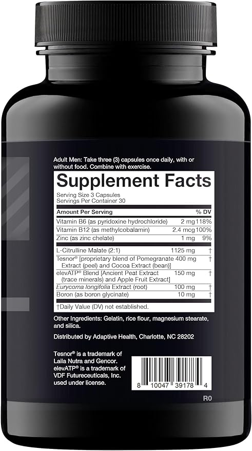 Nugenix Total-T Testosterone Booster – 90 Capsules | Men's Health & Performance Supplement