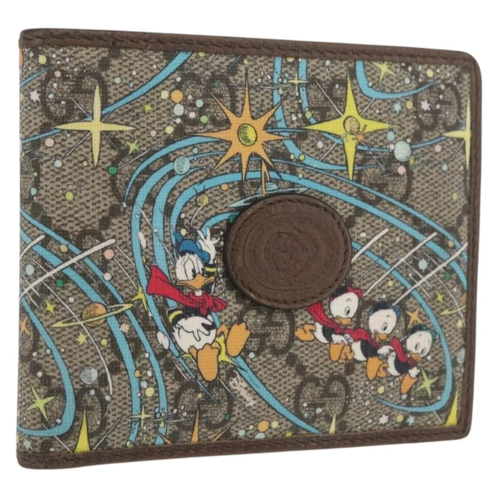 GUCCI Disney Collaboration Donald GG Supreme Wallet