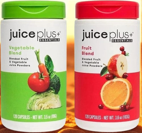 Juice Plus+ - 1 Each Blended Fruit & Veg Juice Powders 120 ea/240 Caps